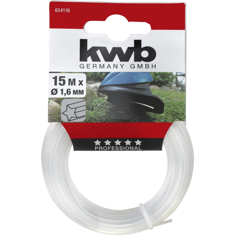 

Леска для триммера KWB 654116