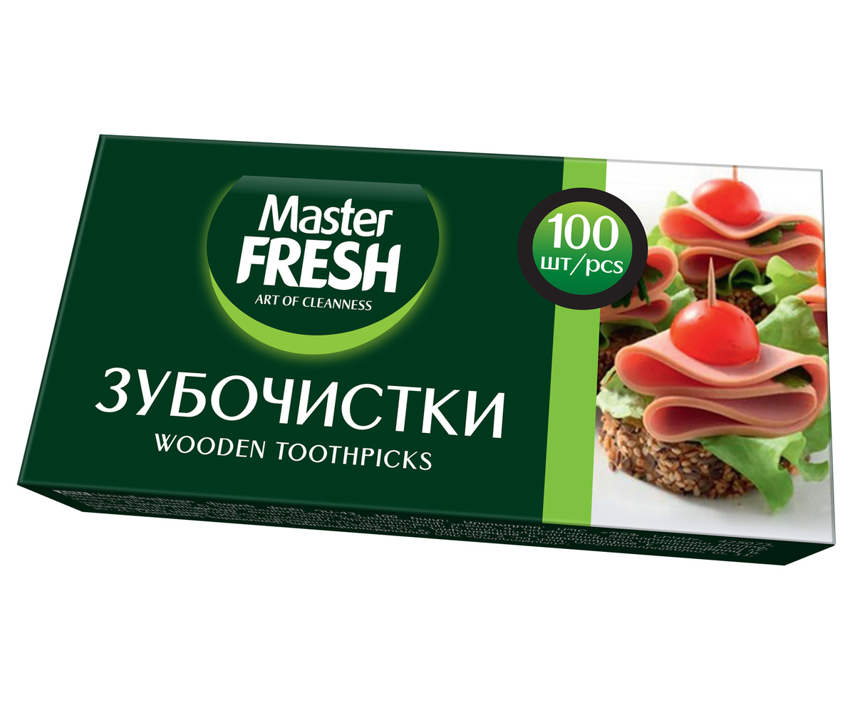 Зубочистки Master FRESH 100шт.