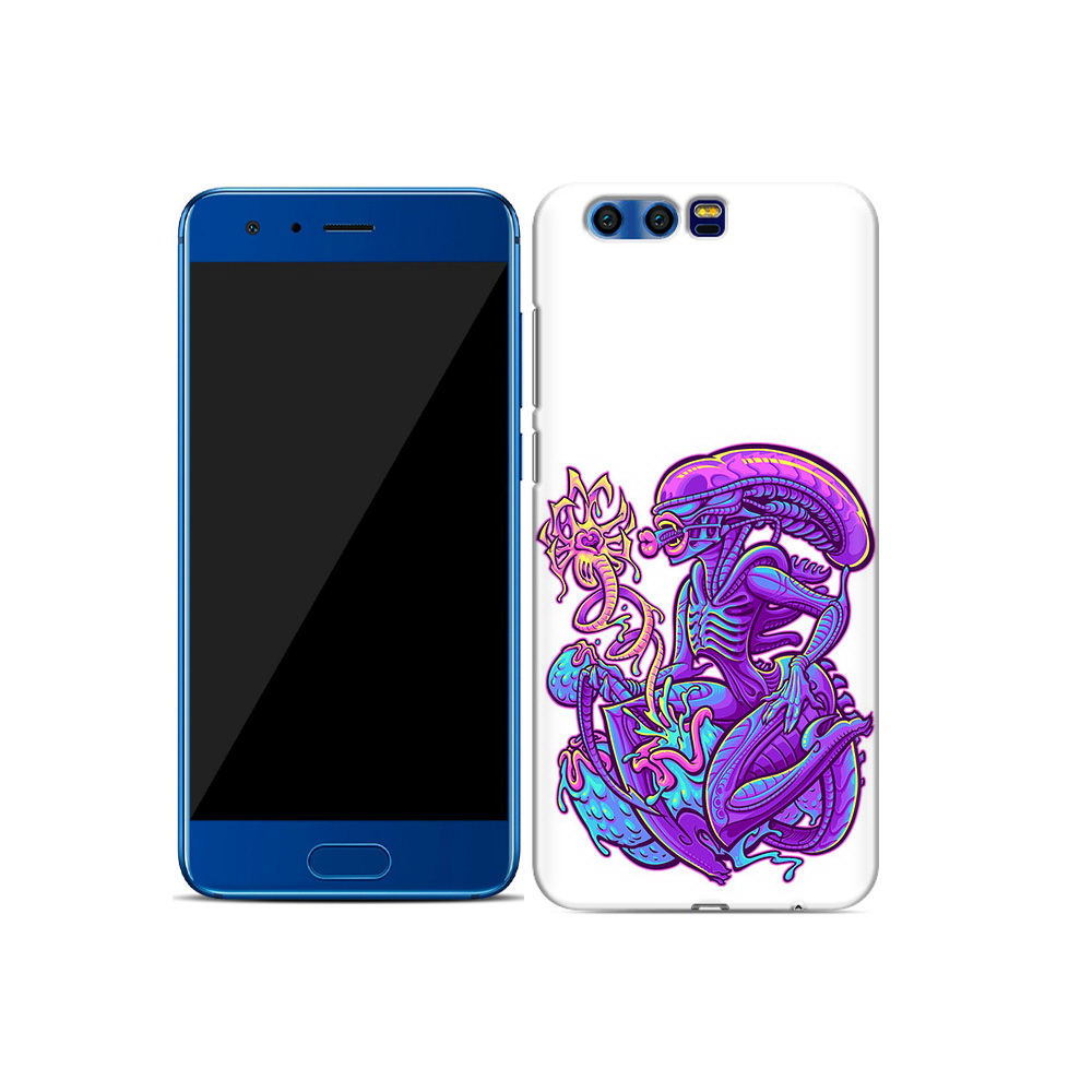 

Чехол MyPads Tocco для Honor 9 чужой фиолетовый цвет (PT72546.48.693), Прозрачный, Tocco