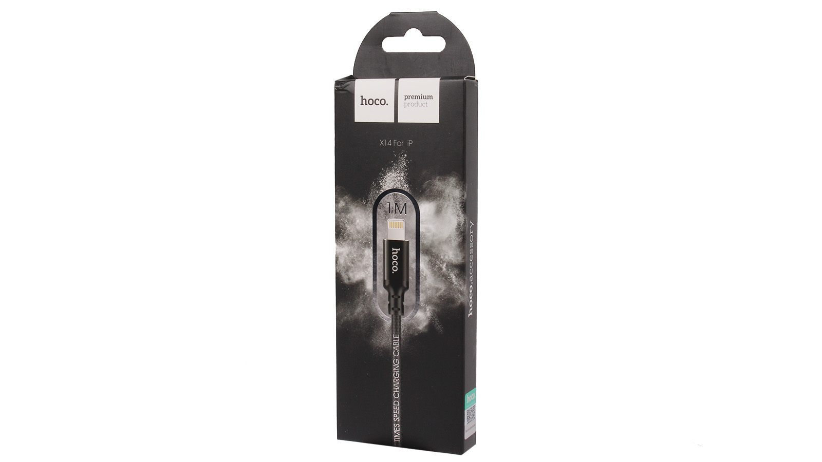 

Кабель USB HOCO X14 USB-Lightning 1м черный