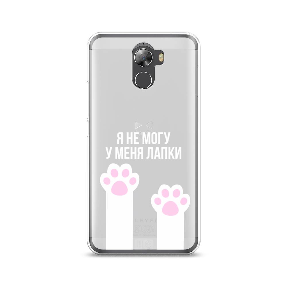 

Чехол на Wileyfox Swift 2 "У меня лапки", Белый;розовый, 210350-6