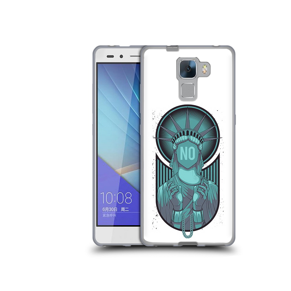 

Чехол MyPads Tocco для Honor 7 статуя свободы зеленый (PT28758.36.623), Прозрачный, Tocco