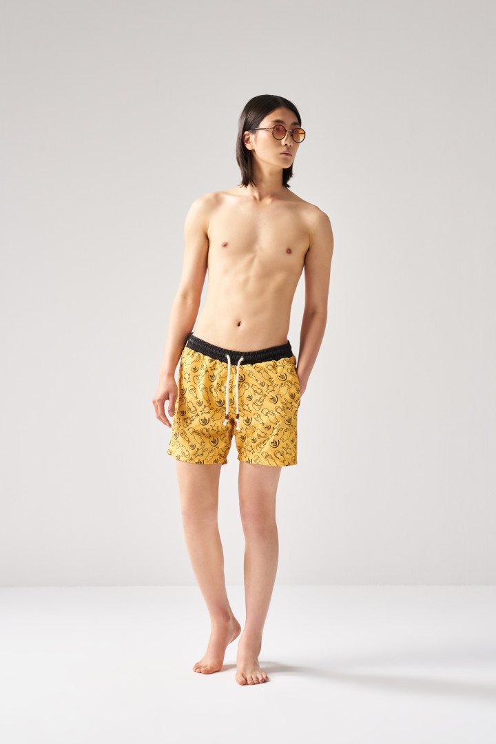 

Шорты для плавания мужские King Brich SWIM49 желтые 2XL (товары доставляются из-за рубежа), SWIM49