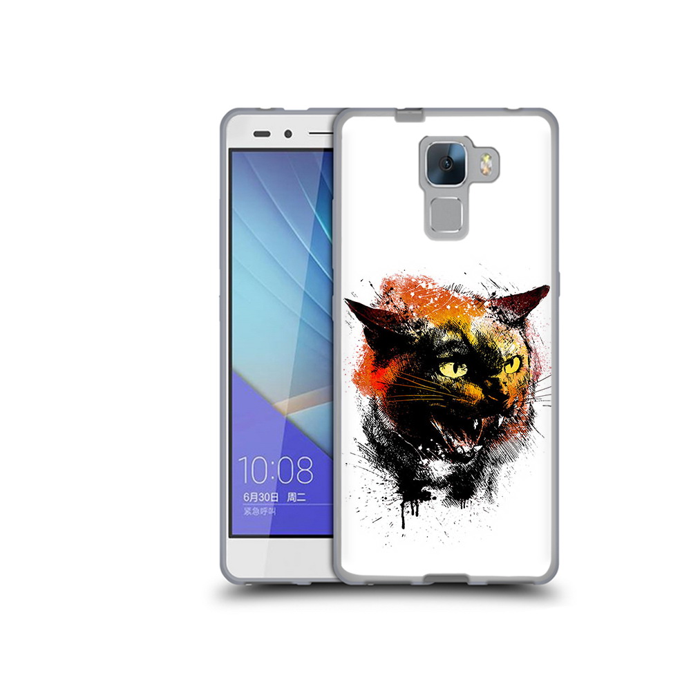 

Чехол MyPads Tocco для Honor 7 сиамский кот (PT28758.36.598), Прозрачный, Tocco