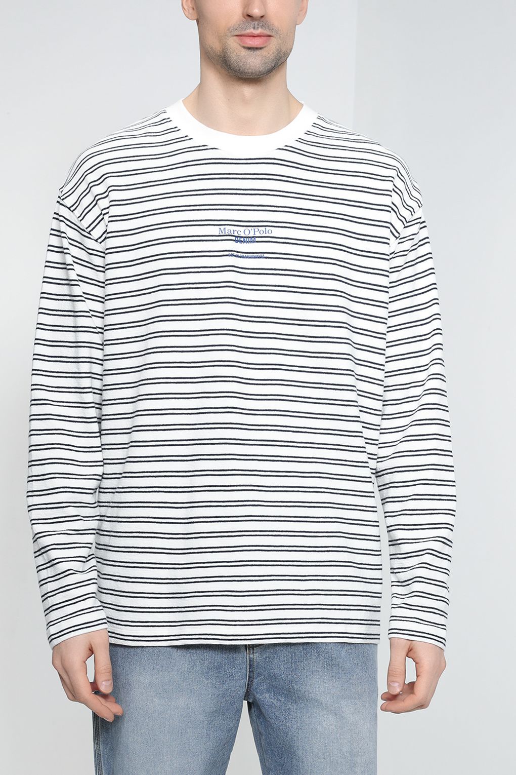 

Лонгслив мужской Marc O'Polo Denim 361307152276 белый 2XL, 361307152276