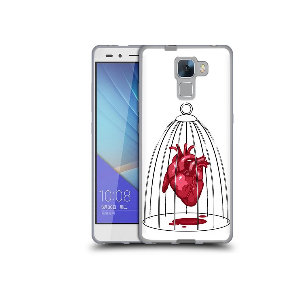 

Чехол MyPads Tocco для Honor 7 сердце в клетке (PT28758.36.597), Прозрачный, Tocco