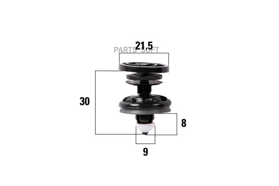 

Клипсы автомобильные KRAFT kt106244