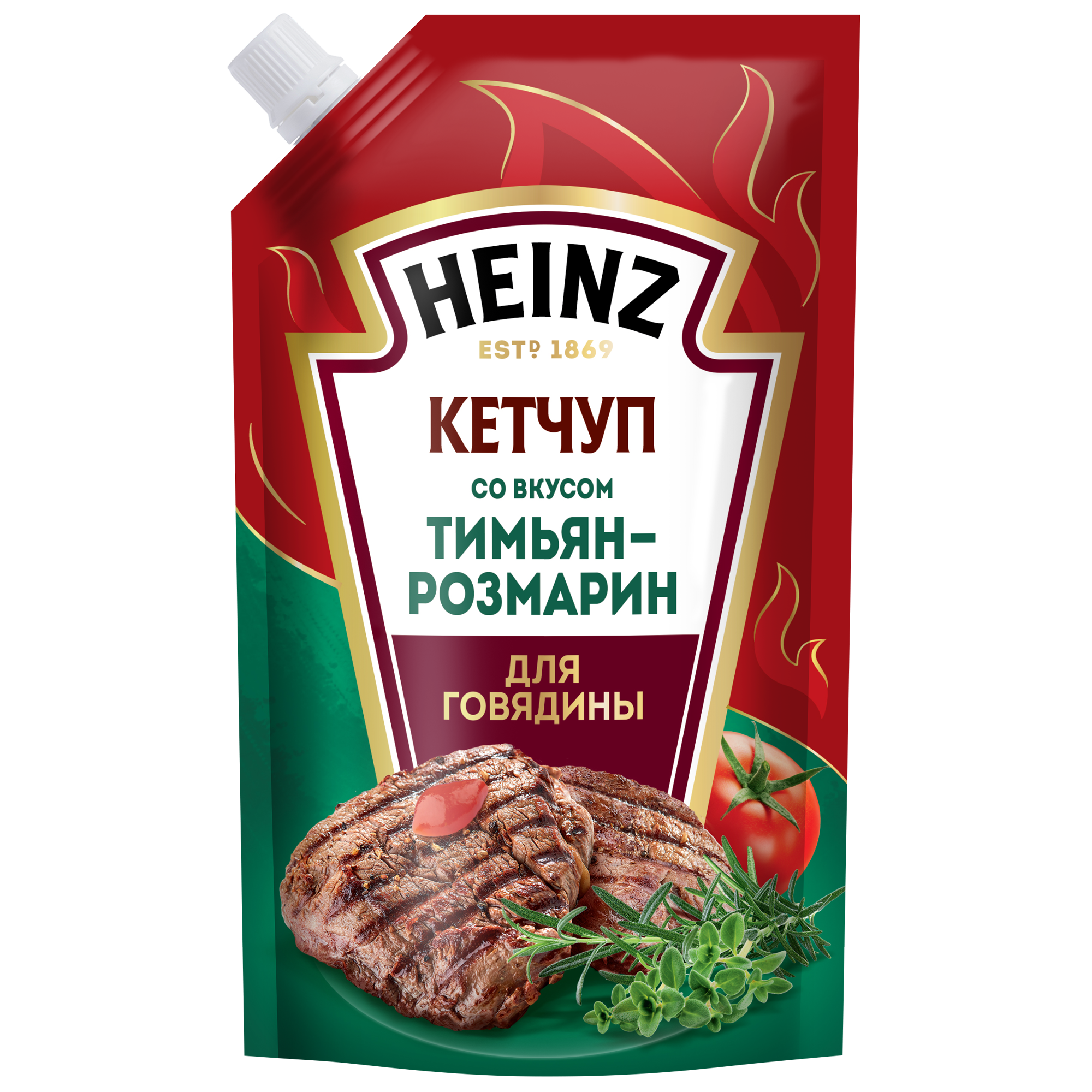 

Кетчуп Heinz для говядины тимьян-розмарин 320 г