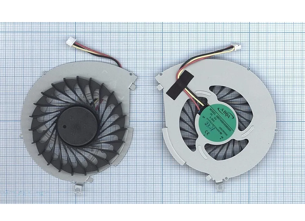 

Кулер Vbparts AB07405HX080300 00CWHK8, 3VHK8TMN010, 3VHK8TMN020 (3-pin) (100115897V)
