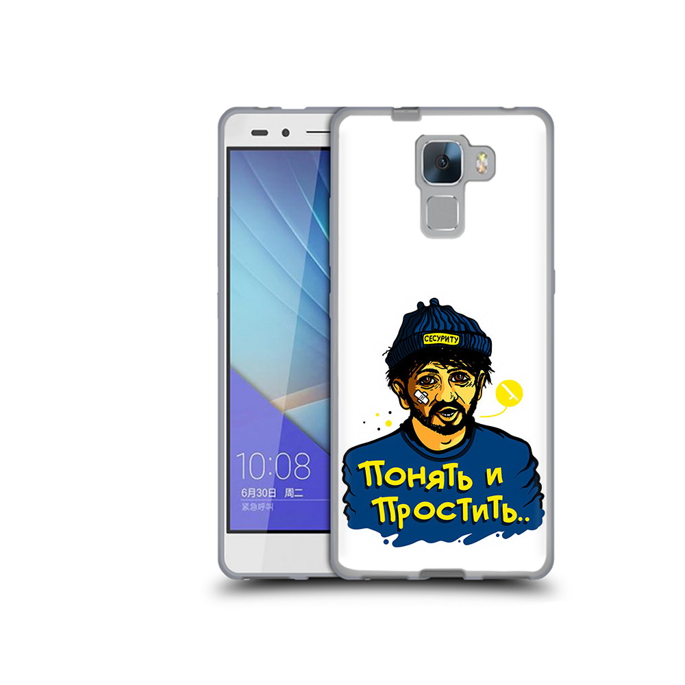 

Чехол MyPads Tocco для Honor 7 понять и простить (PT28758.36.550), Прозрачный, Tocco