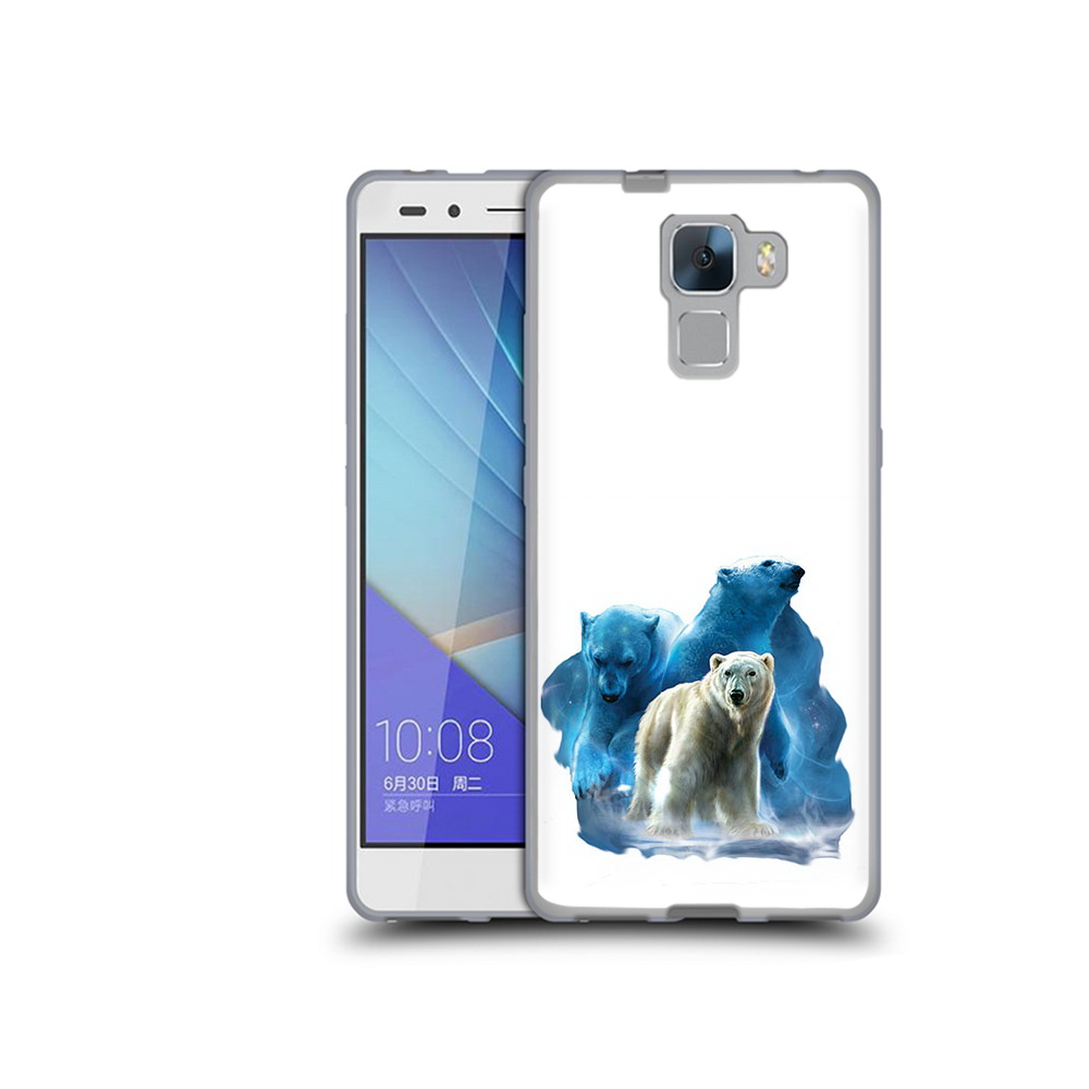 

Чехол MyPads Tocco для Honor 7 полярный медведь (PT28758.36.549), Прозрачный, Tocco