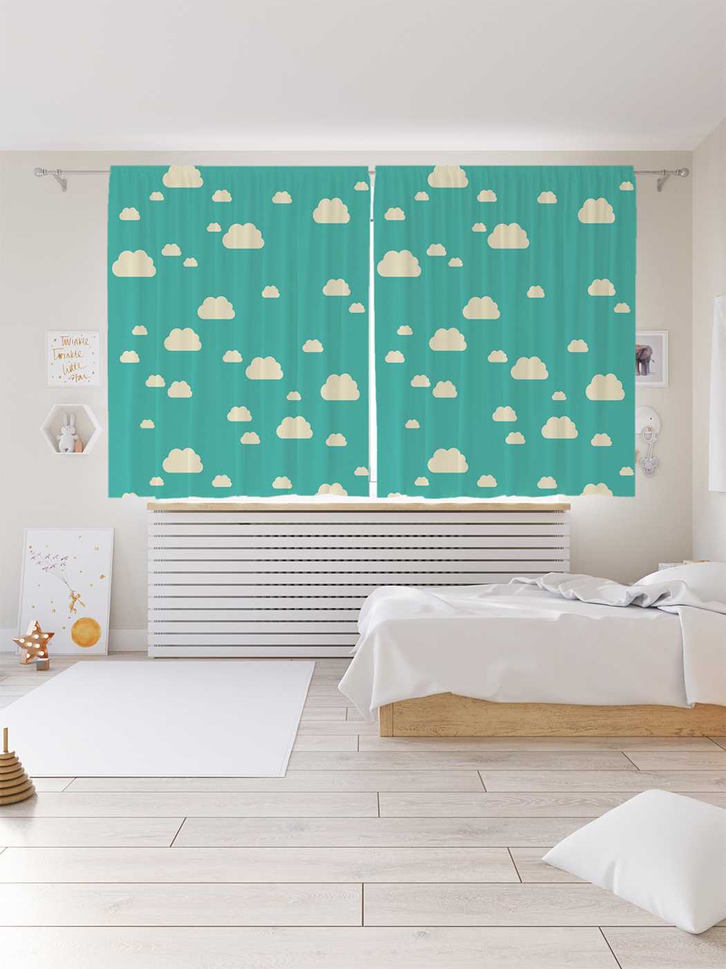 

Шторы JoyArty c фотопечатью "Тихие тучки" из сатена, 290х180 см, Тихие тучки