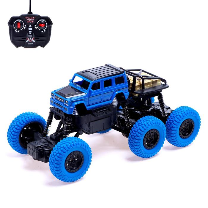 

Машинка р/у Монстр 6x6, работает от аккумулятора, "Монстр 6x6", работает от аккумулятора