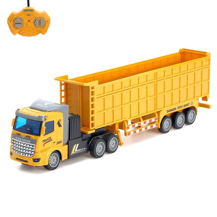 

Машинка р/у Перевозчик, работает от аккумулятора, "Перевозчик", работает от аккумулятора