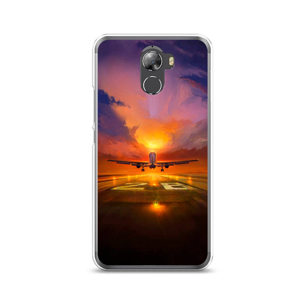 

Чехол на Wileyfox Swift 2 "Самолет на посадке", Оранжевый;синий, 210350-6