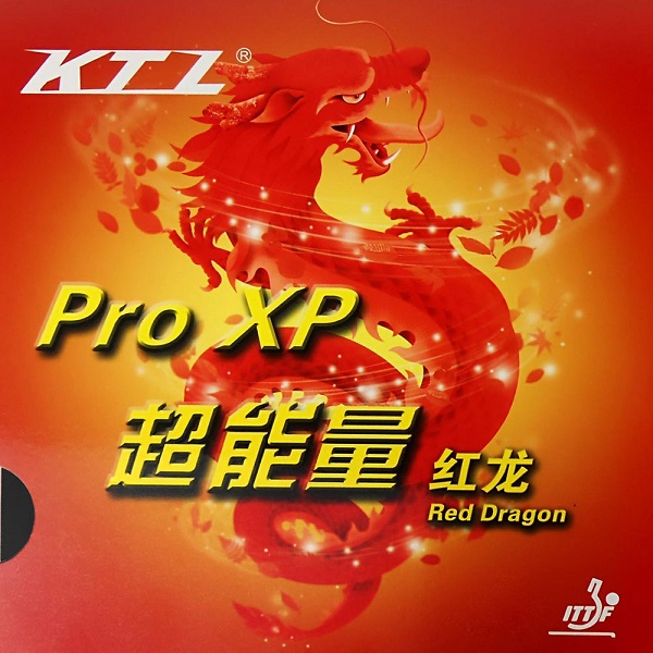Накладка для настольного тенниса KTL LKT PRO XP Red Dragon, Red, 2.2