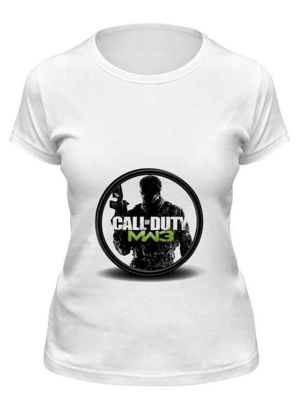 

Футболка женская Printio Call of duty белая 2XL, Белый, Call of duty