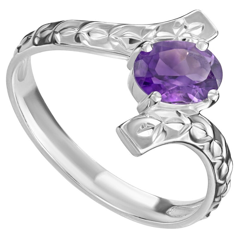 

Кольцо из серебра с аметистом р. LAZURIT-ONLINE 848800, 848800