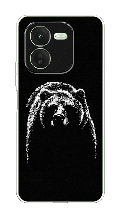 

Чехол на Vivo iQOO Z9X "Медведь в ночи", Белый;черный, 2612250-1