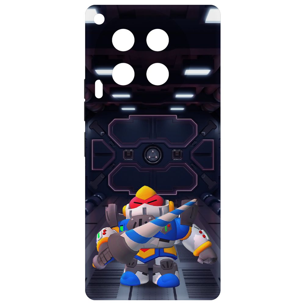 

Чехол-накладка Krutoff Soft Case Brawl Stars - Паладин Вольт-Меха для TECNO Camon 30