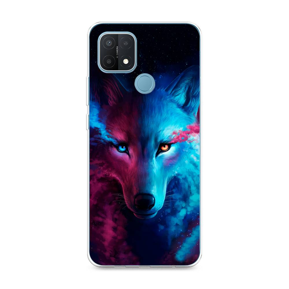

Чехол Awog на Oppo A15 "Волшебный волк", Разноцветный, 254750-1