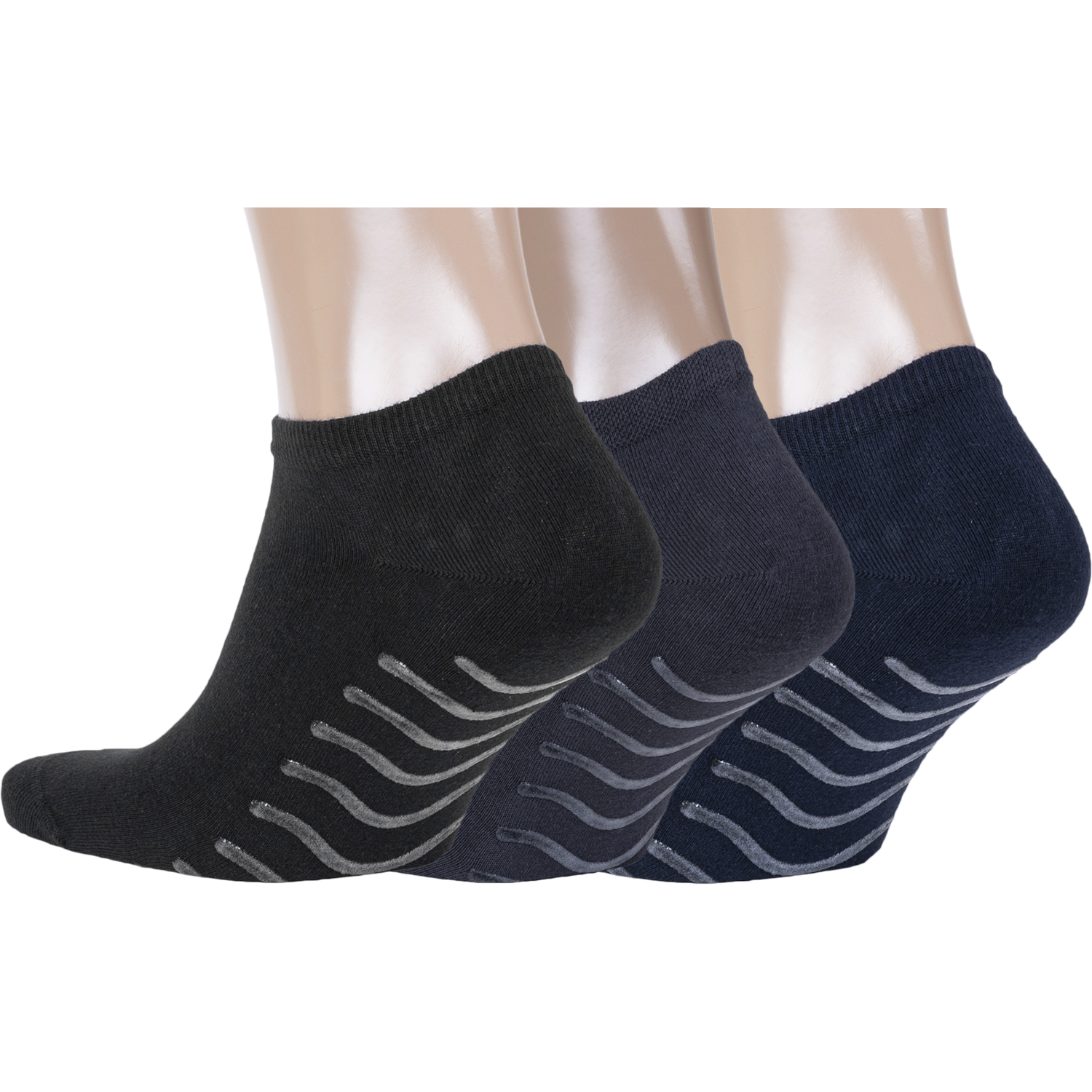 

Комплект носков мужских Rusocks 3-МТ3-13554 черных, Черный;серый;синий, 3-МТ3-13554