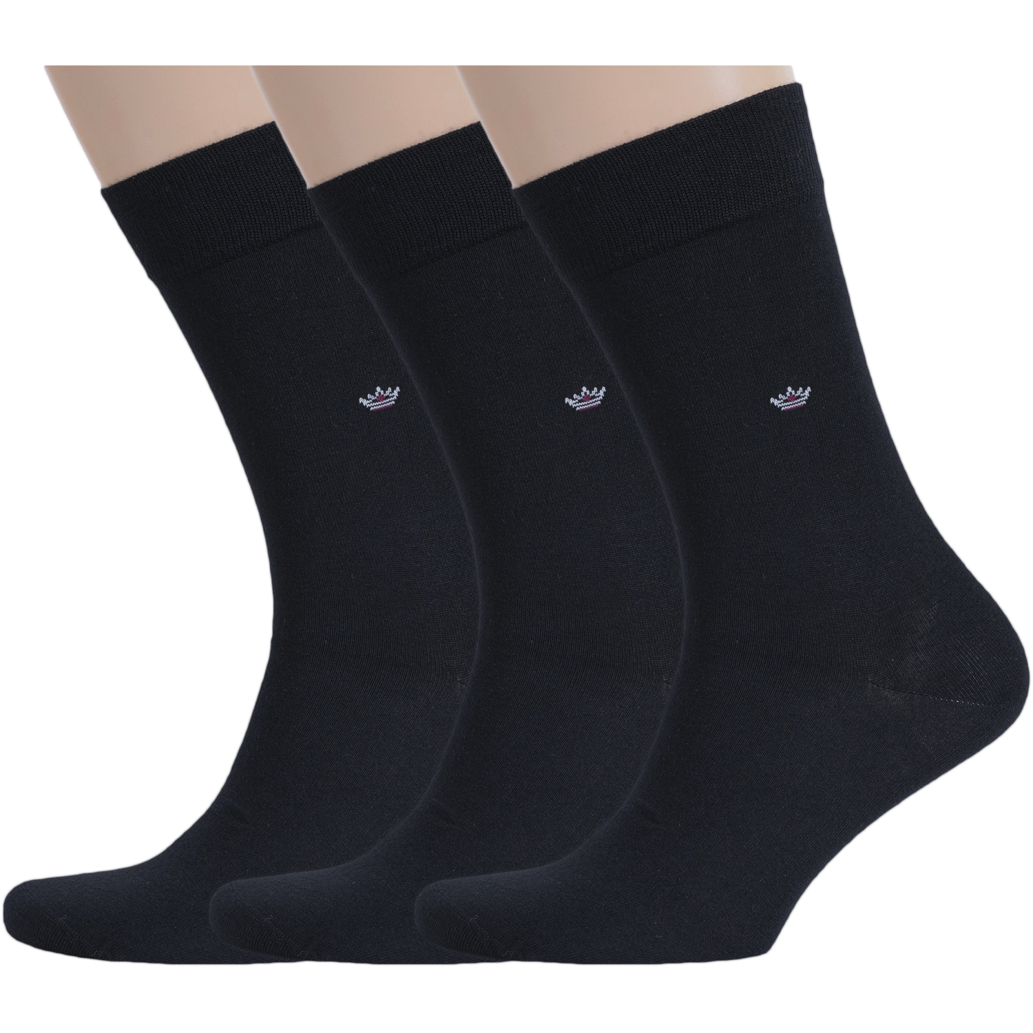 

Комплект носков мужских Rusocks 3-М-450-01 черных 31, Черный, 3-М-450-01