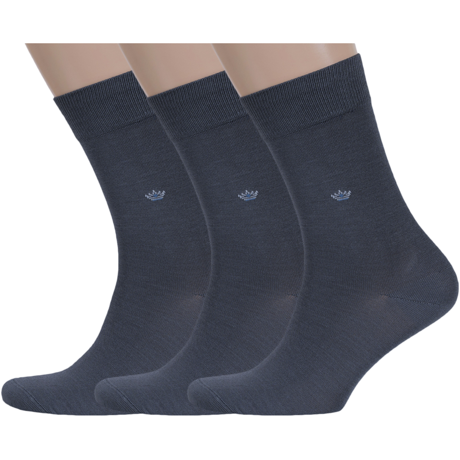 

Комплект носков мужских RuSocks 3-М-450-01 серых 41-43, 3-М-450-01