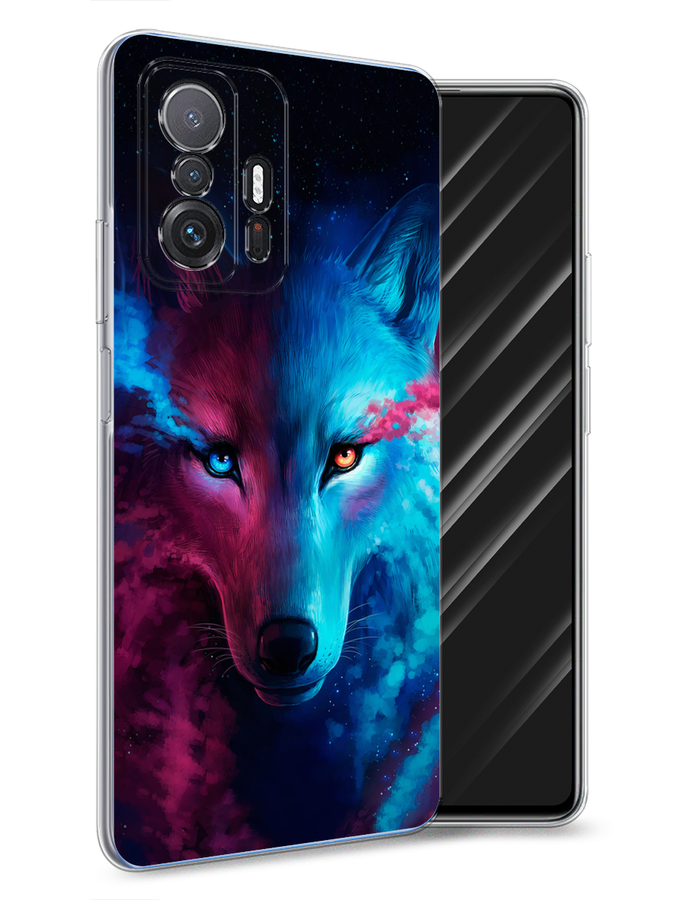 

Чехол Awog на Xiaomi Mi 11T "Волшебный волк", Разноцветный, 311250-1