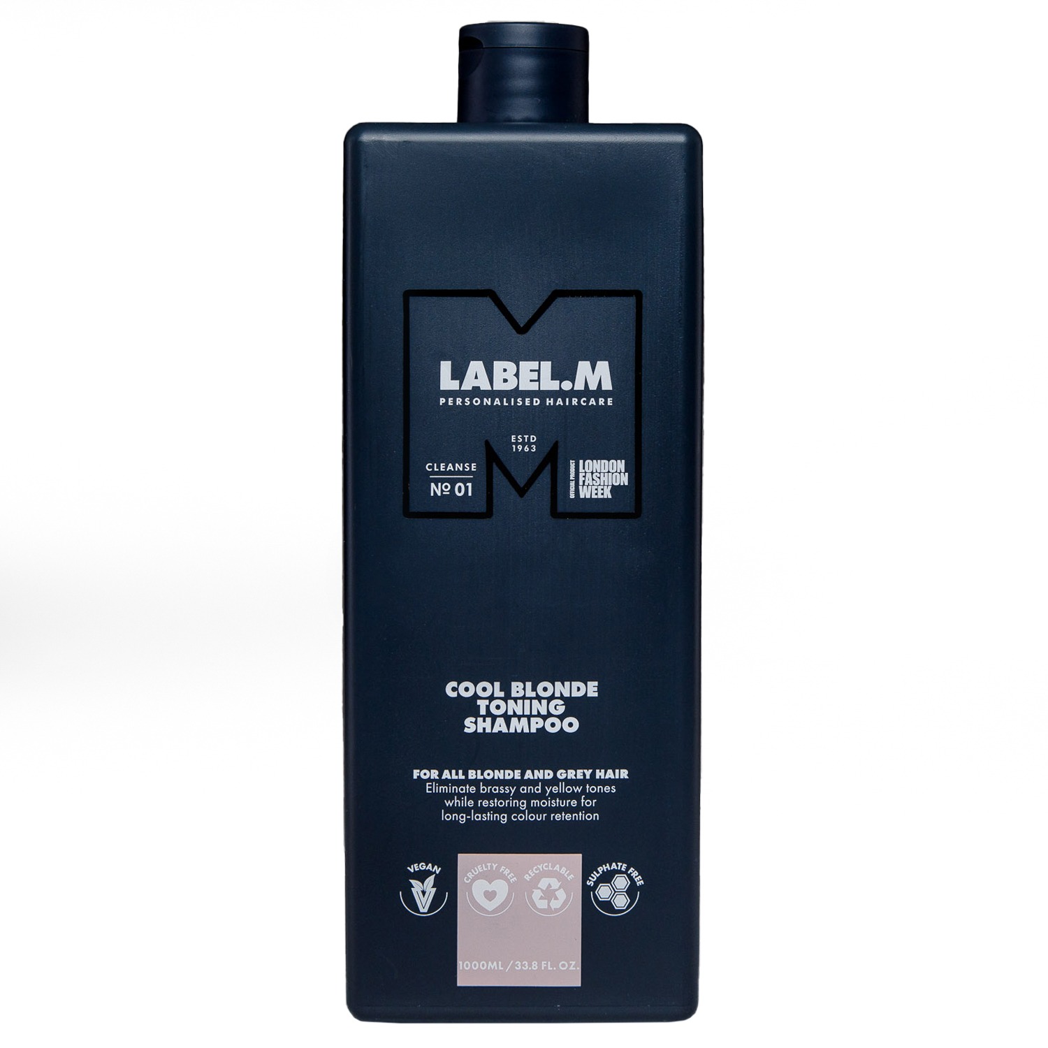 Шампунь для волос Label.MCool Blonde Professional Toning Shampoo, тонизирующий 1000 мл