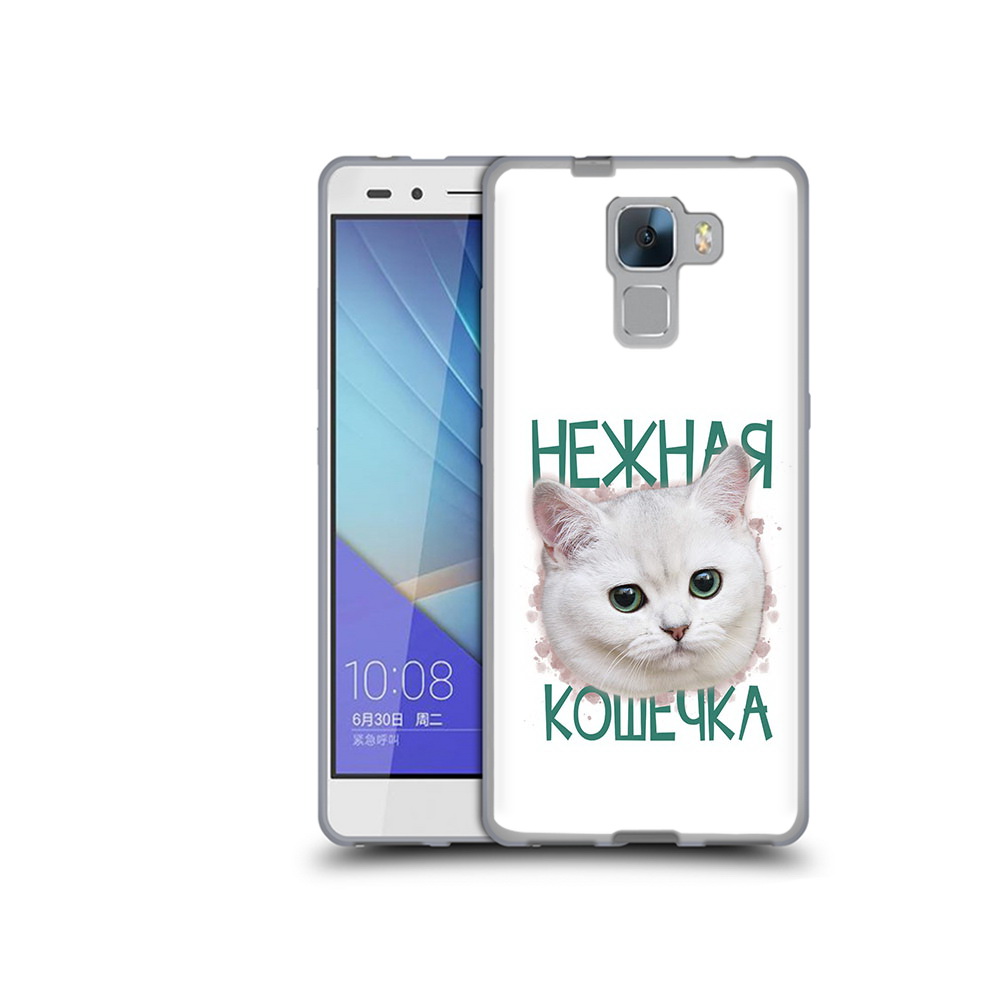 

Чехол MyPads Tocco для Honor 7 нежная кошечка (PT28758.36.520), Прозрачный, Tocco