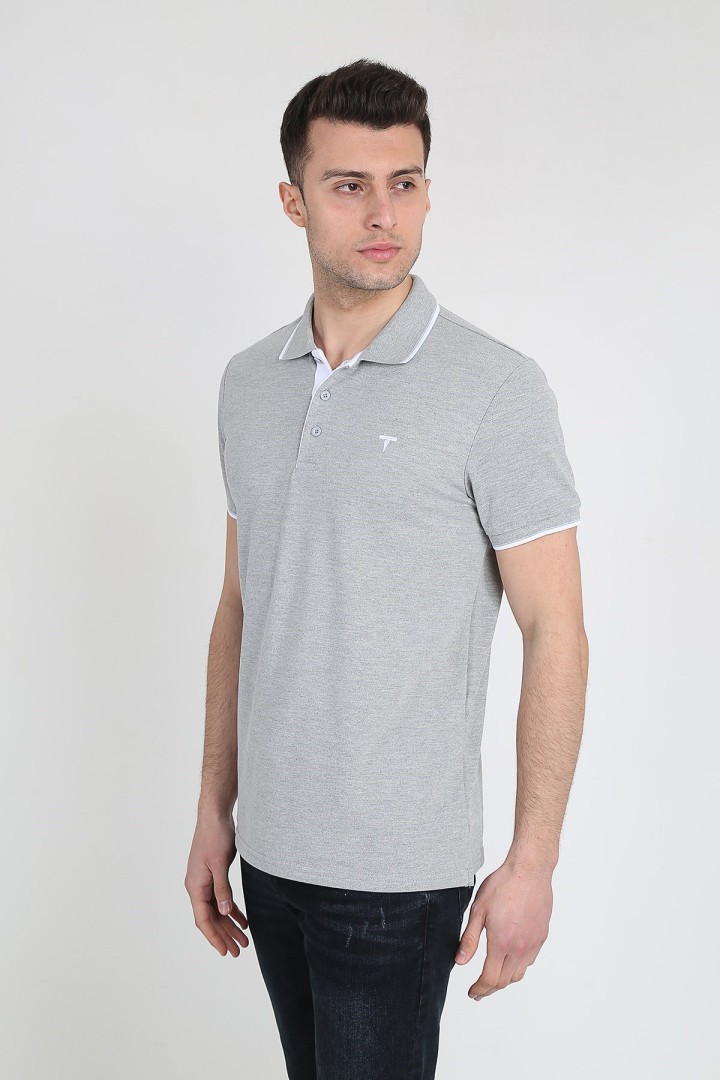 

Футболка мужская Terapi Giyim 25681 серая 2XL (товары доставляются из-за рубежа), Серый, 25681