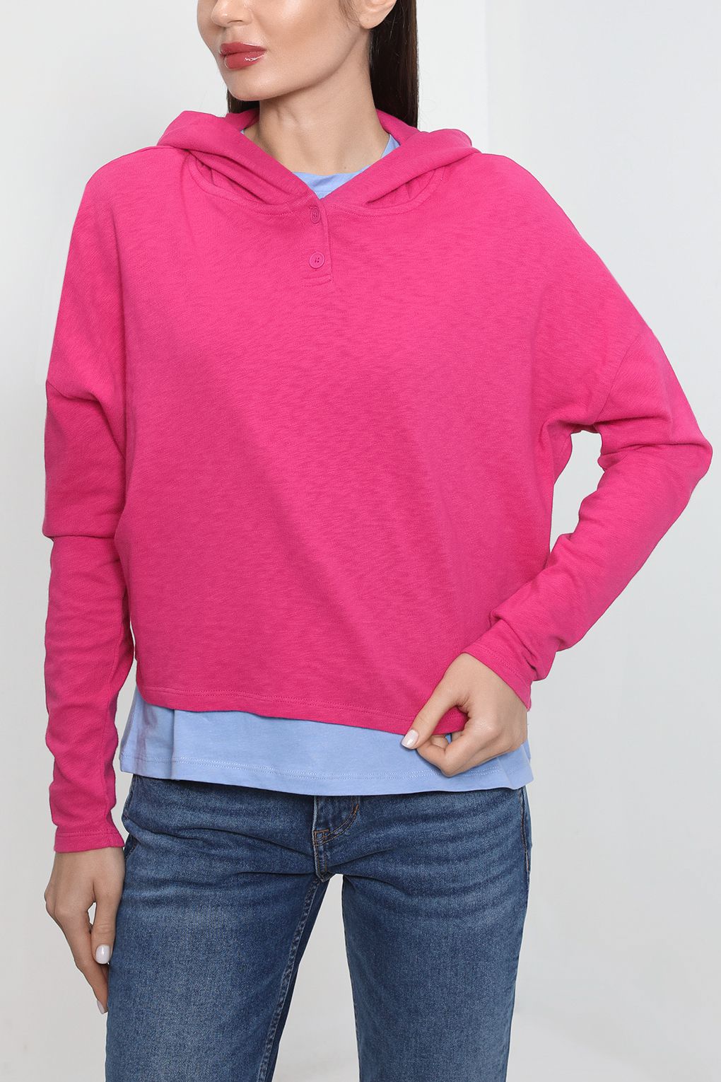 

Худи женское Marc O'Polo Denim 341238552473 розовое L, Розовый, 341238552473