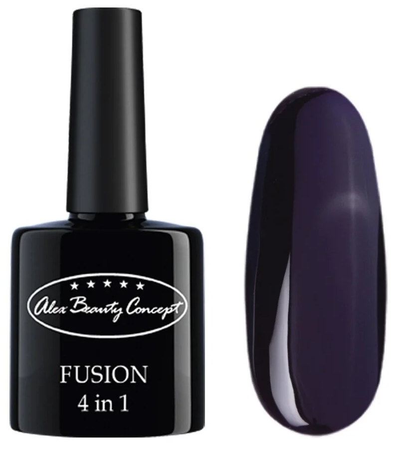 фото Гель-лак для ногтей alex beauty concept fusion 4 in 1 gel 7.5 мл темно-фиолетовый