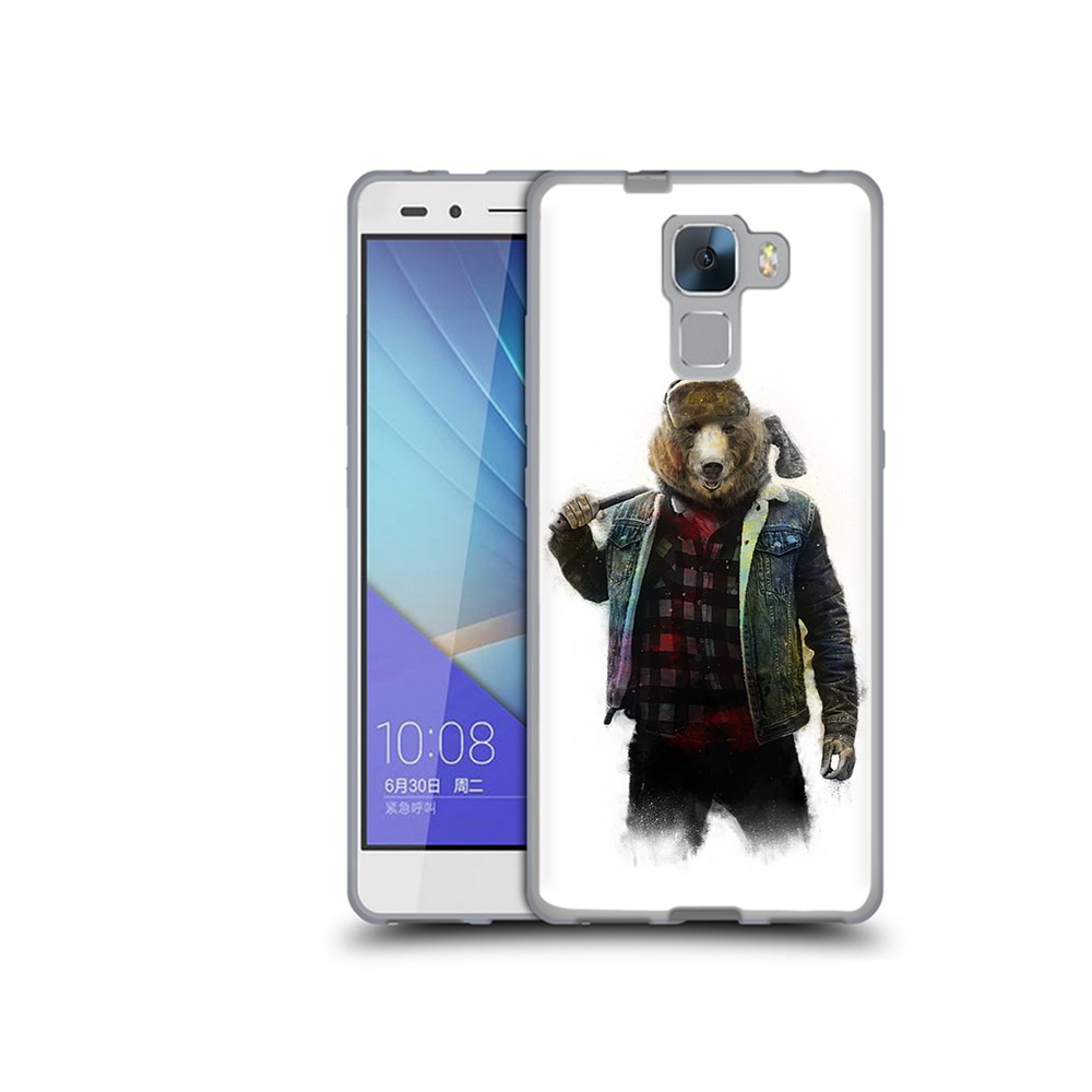 

Чехол MyPads Tocco для Honor 7 медведь с топором (PT28758.36.469), Прозрачный, Tocco