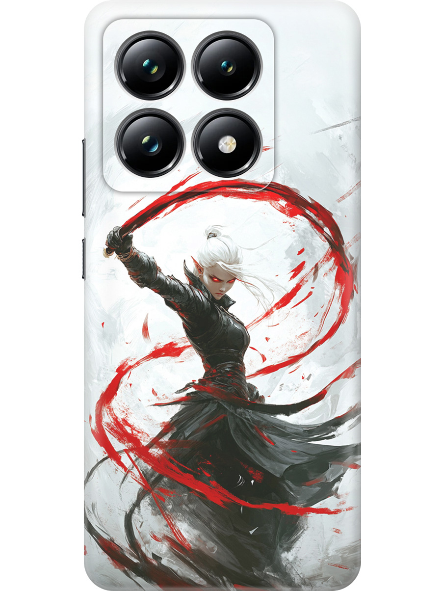 

Силиконовый чехол на Xiaomi 14T Pro с принтом "Эльфийка", Прозрачный;белый;красный;черный, 785979085
