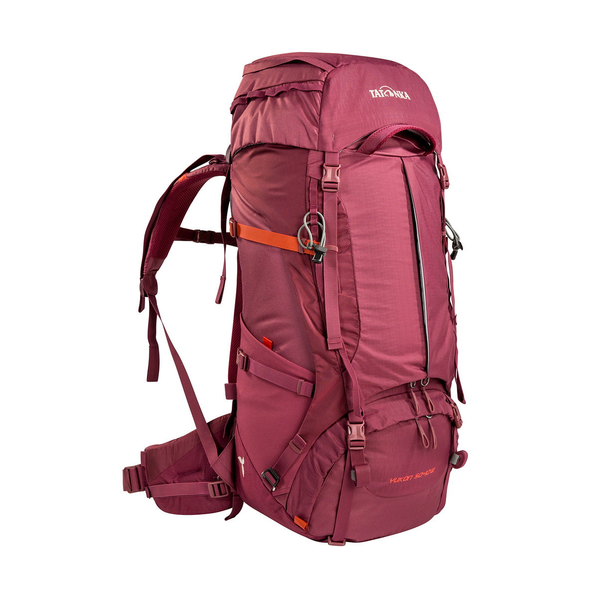 

Рюкзак Tatonka Yukon 50+10 Women bordeaux red/dahlia, 1341.368, Красный, YUKON 50+10 WOMEN