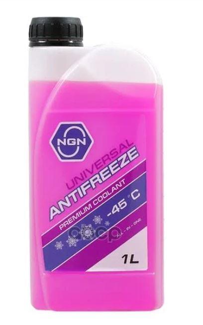 Антифриз, готовый раствор UNIVERSAL ANTIFREEZE G12++ -45 фиолетовый 1л