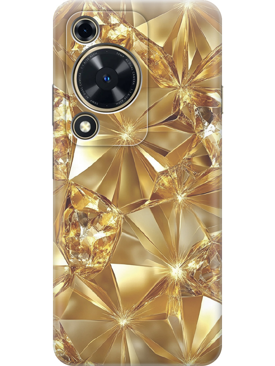 

Силиконовый чехол на Huawei nova Y72 с принтом "Желтый сапфир", Прозрачный;золотистый, 785977832