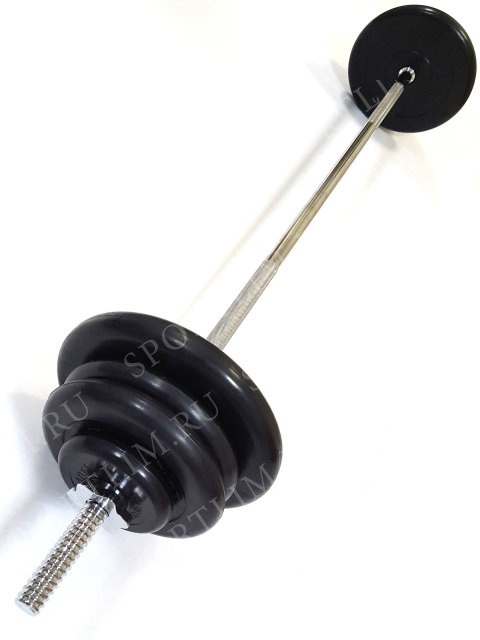 Штанга MB Barbell Atlet гриф прямой 150 см, 50 кг, 26 мм