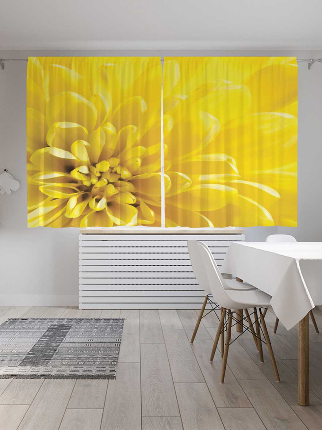 

Шторы JoyArty c фотопечатью "Ослепительный цветок" из сатена, 290х180 см, Ослепительный цветок