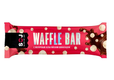 фото Батончик soj waffle bar вафельный кранч в молочном шоколаде 40 г