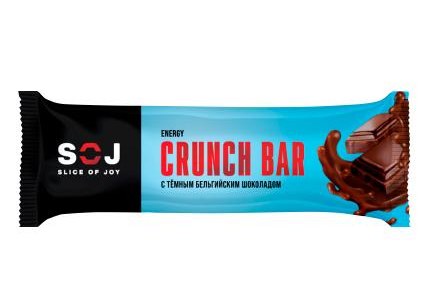 фото Батончик soj crunch bar кранч с темным шоколадом 40 г