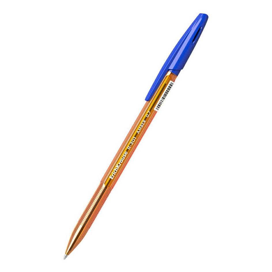 

Ручка шариковая Erich Krause Amber R-301 Stick синяя