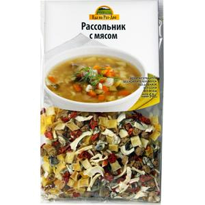 

Туристическое Питание Здоровая Еда Рассольник С Мясом 50 Гр.