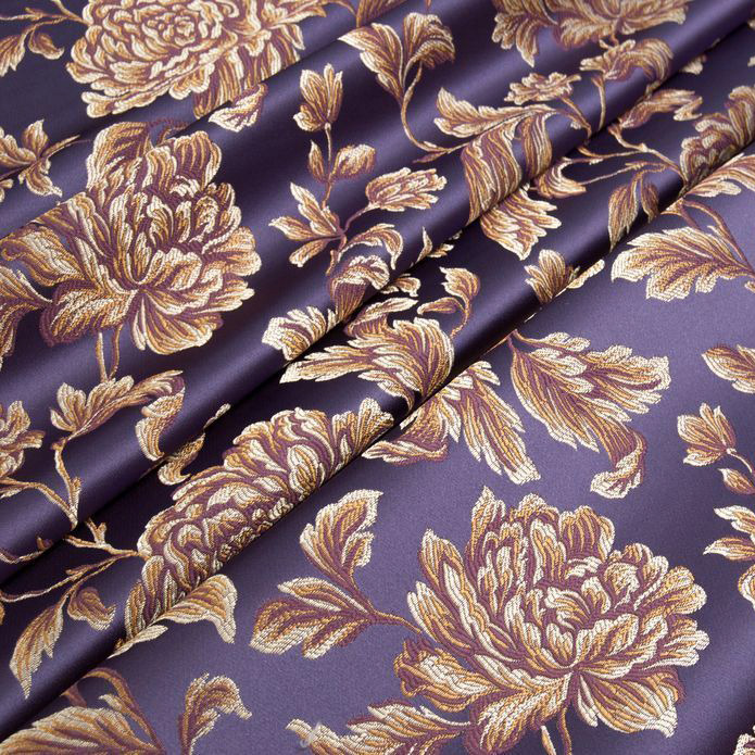 фото Ткань мебельная отрезная, жаккард, аметист marguerite de valois fleur violet