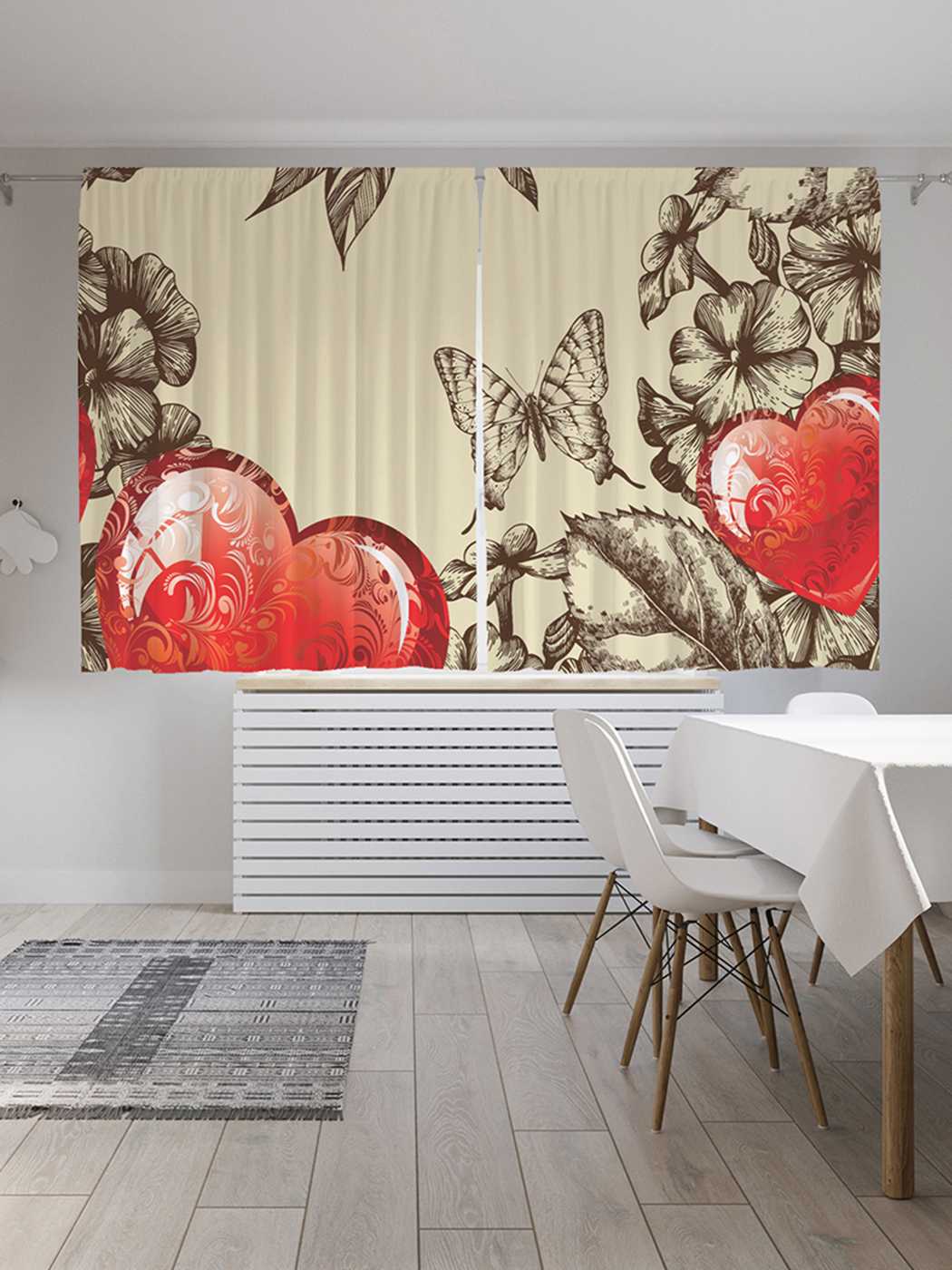 

Шторы JoyArty c фотопечатью "Любовное ожидание" из сатена, 290х180 см, Любовное ожидание