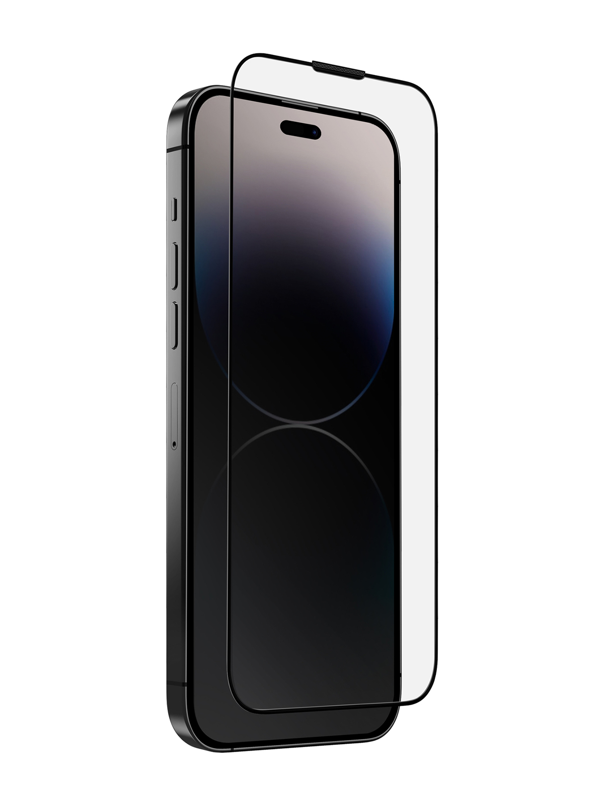 

Стекло Uniq для iPhone 13/13 Pro/14 Optix полноэкранное с черной рамкой с краями 2.85D, Vivid Pro