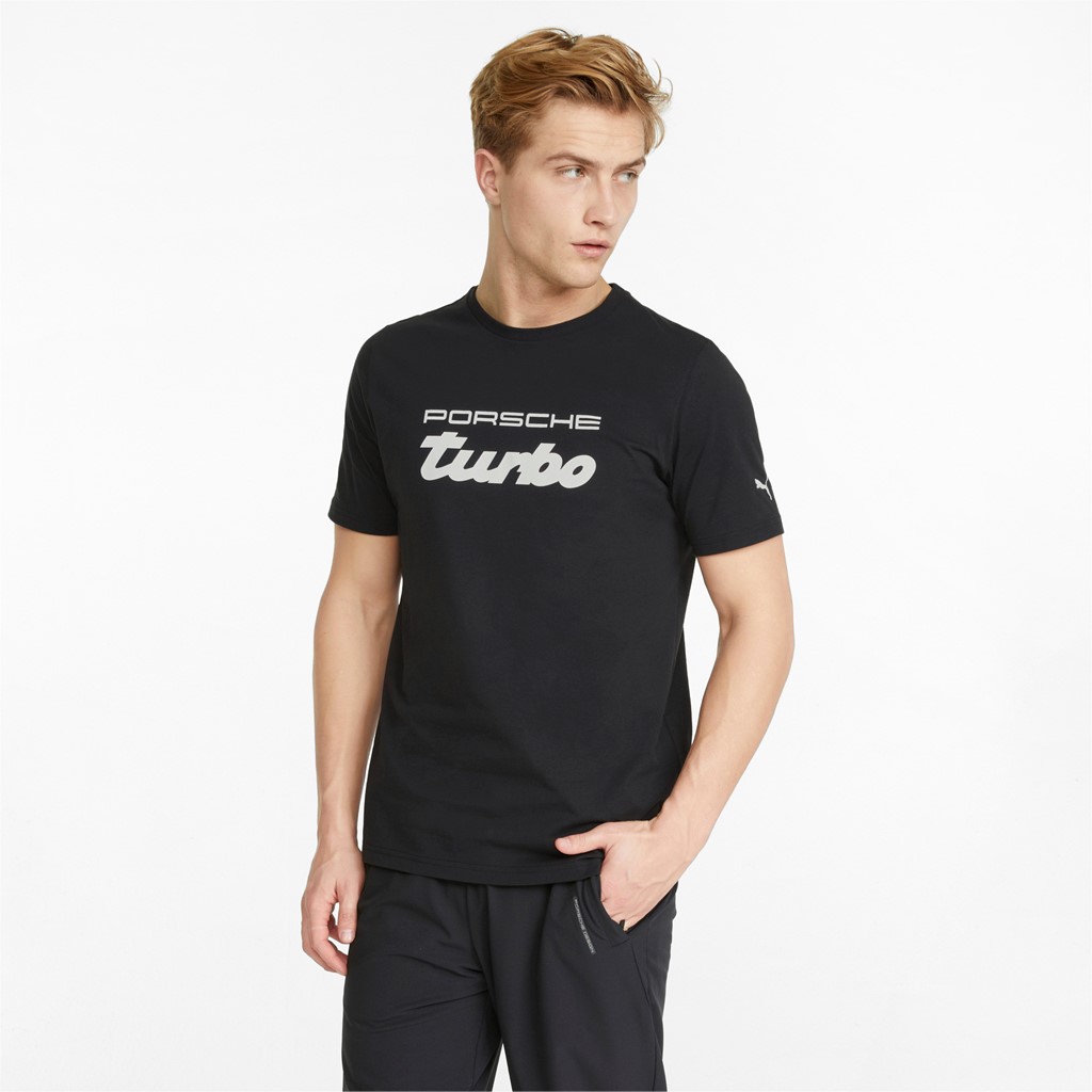 фото Футболка мужская puma porsche legacy logo men's tee черная s