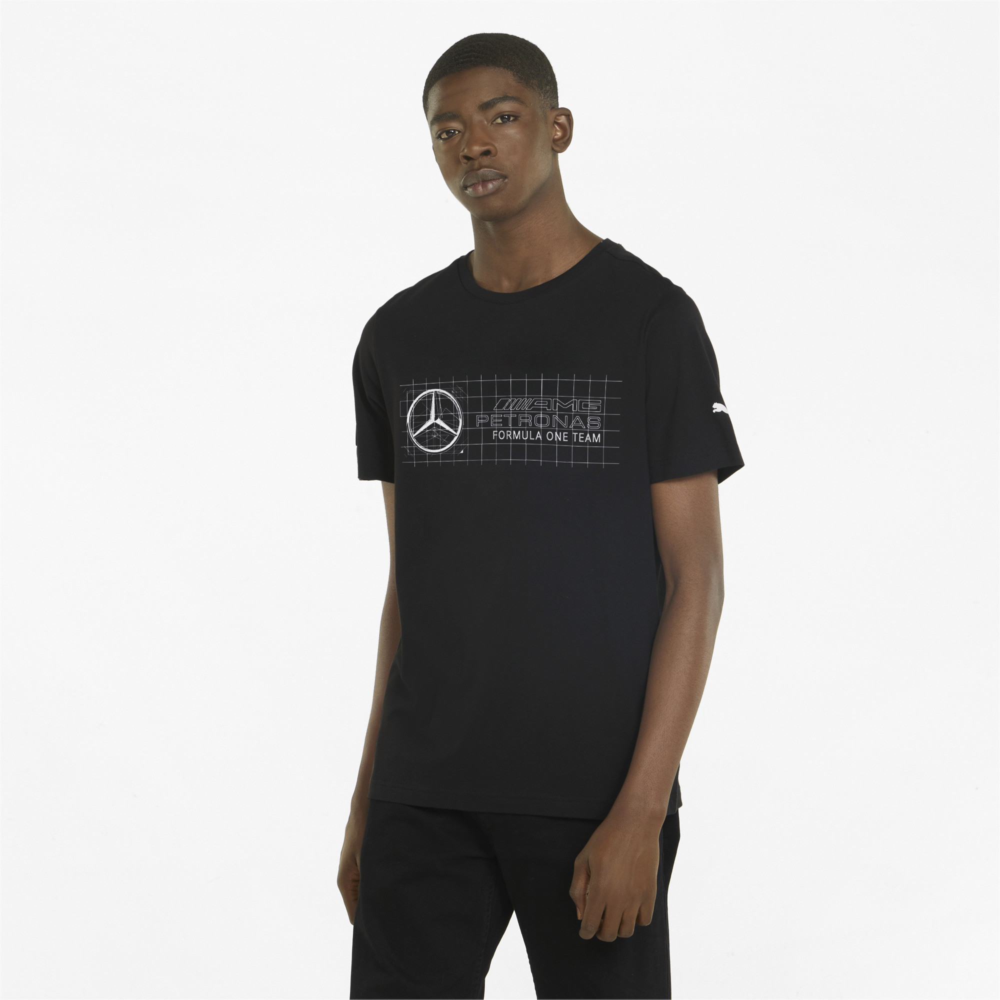 

Футболка мужская PUMA Mapf1 Logo Tee + черная XXL, Mapf1 Logo Tee +